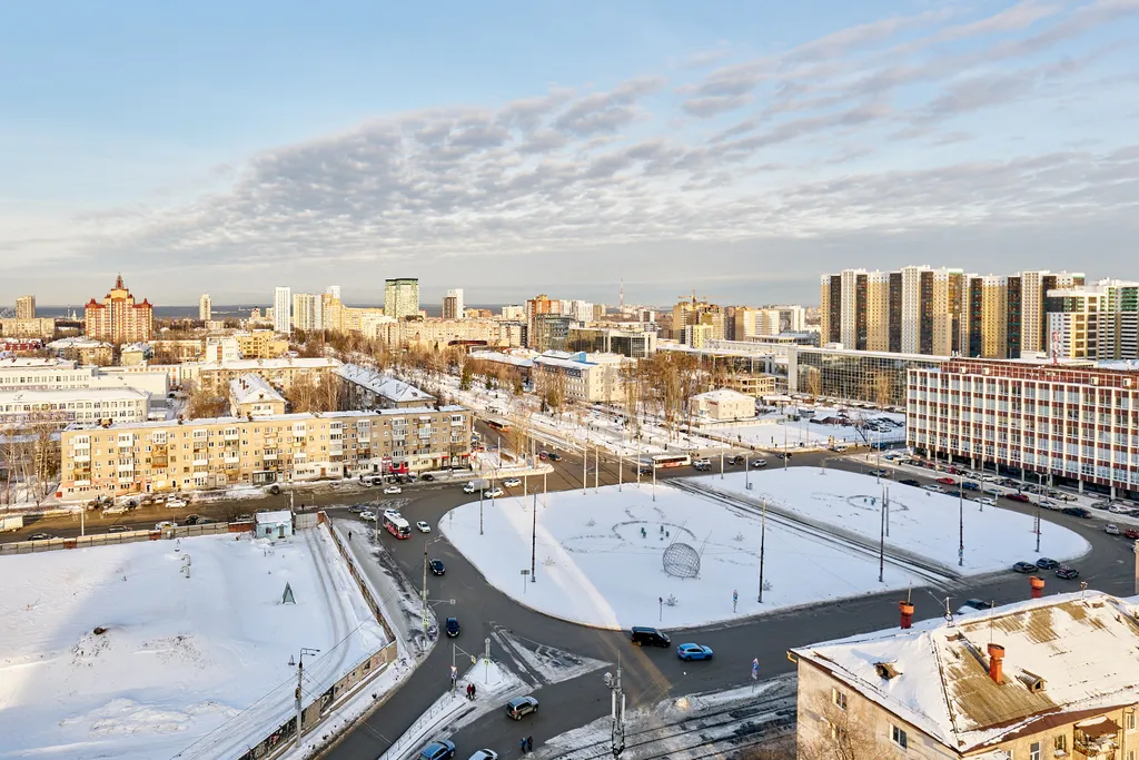 Романтика- евро-двушка с прекрасным видом в центре города