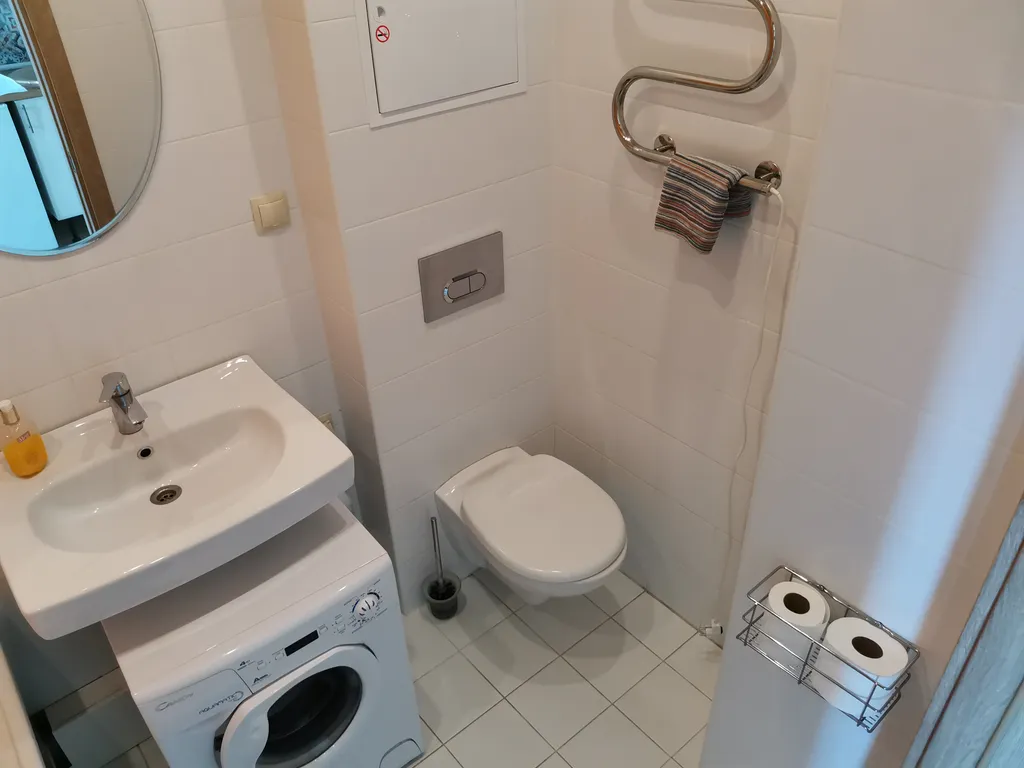 Студия Тетрис с видом на город