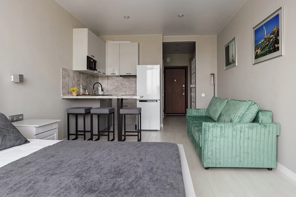 Квартира Уютные апартаменты с бассейном — Анапа