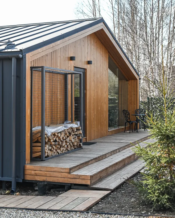 Коттедж с панорамными окнами Куско на Истринском водохранилище