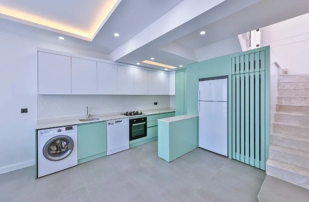 Коттедж Вилла 1320 с видом на море и бассейном — Калкан