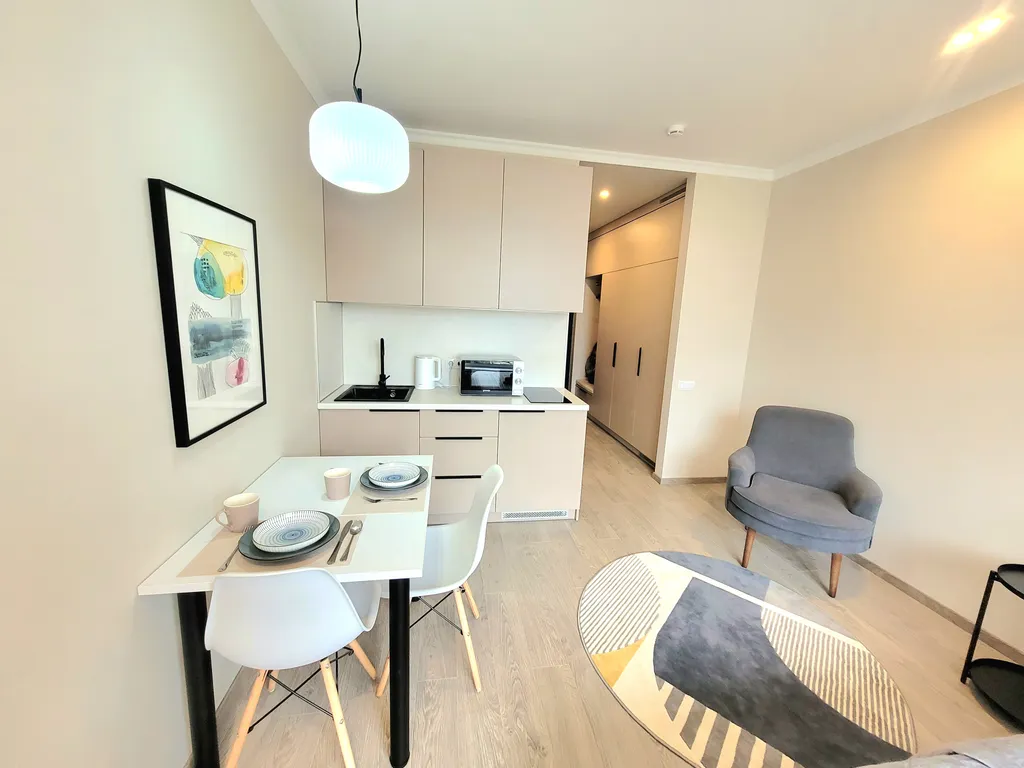 Апартаменты для двоих с панорамным видом на город