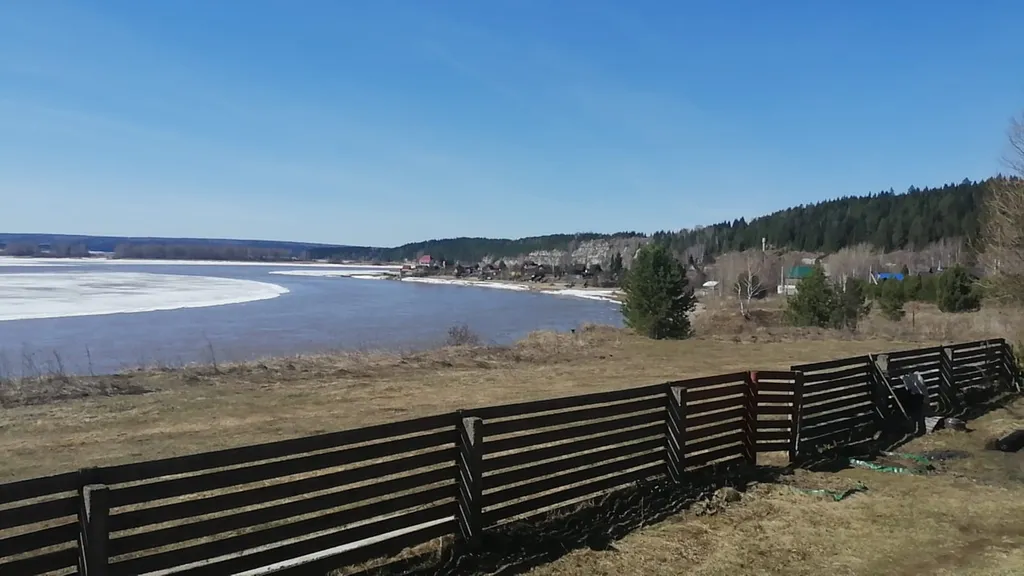 Отличное место для семейного отдыха, с видом на реку