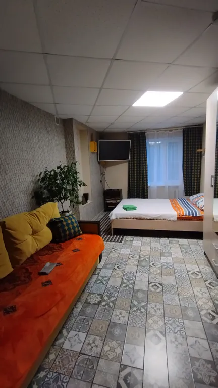 Однушка в лёгком лофте в современном апарт- отеле на въезде в город