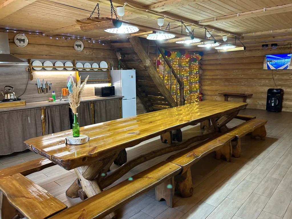 База отдыха 170m2 — чан, кухня, танцпол