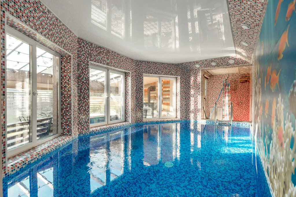 Уютный коттедж Майтерра с баней и теплым бассейном