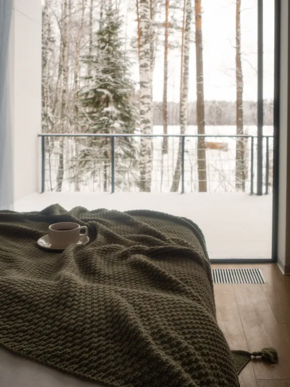 Уютный дом с видом на лес