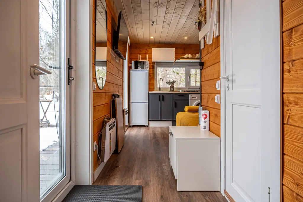 Design-коттедж в горном лесу