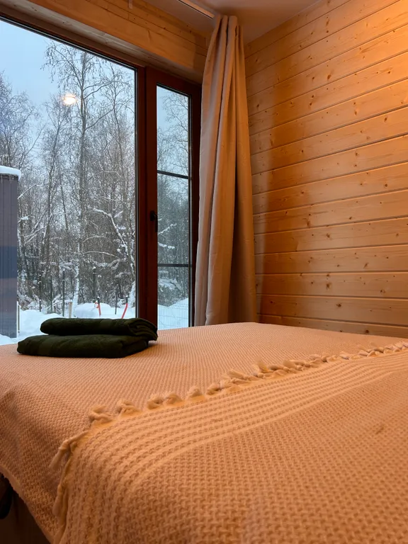 Баня на дровах с гостевым домиком