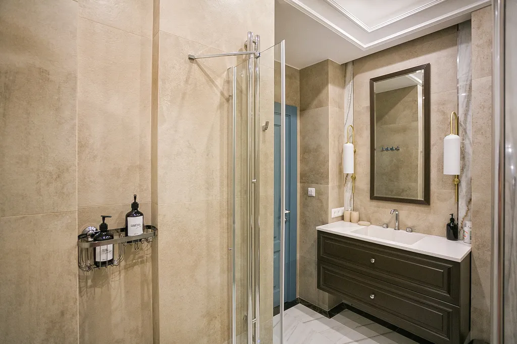 Апартамент с панорамой на море с террасой и 2 санузлами