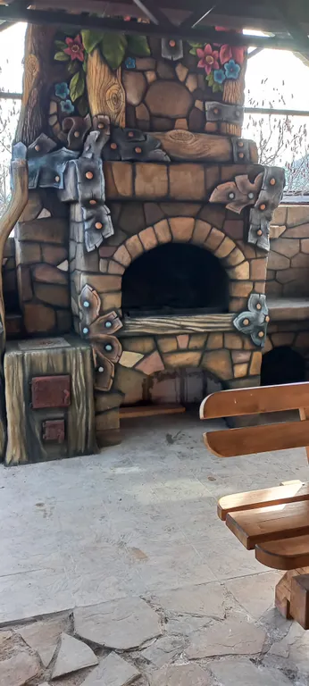 Номер у реки Дах с видом на горы