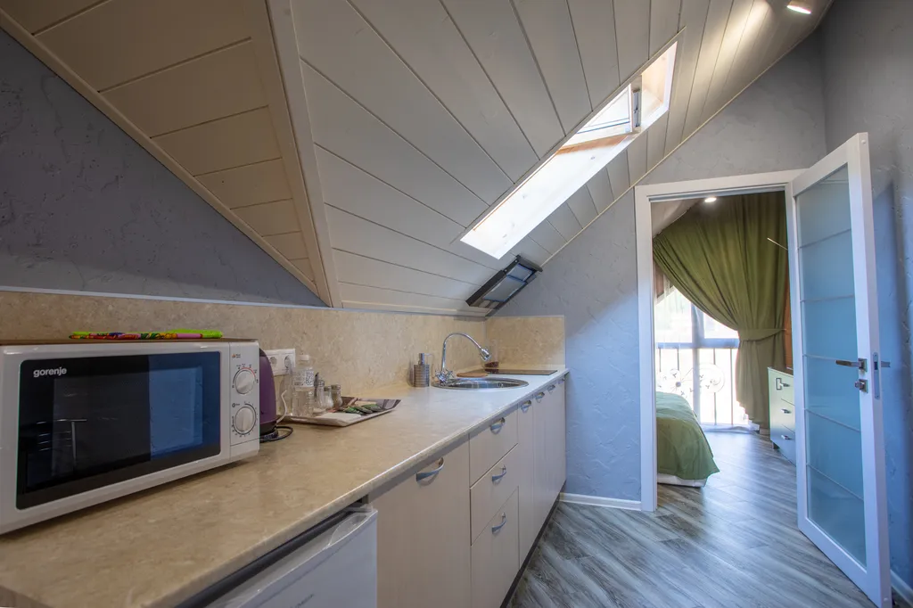 Четырехместный номер с видом на горы №3