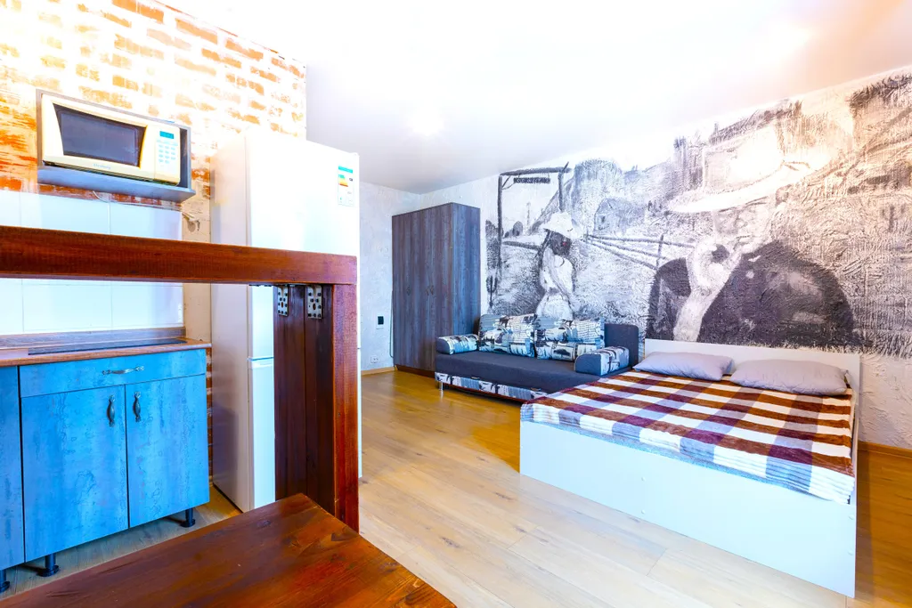 Студия в жк атлантида в ковбойском стиле