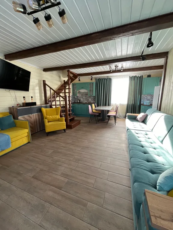 Домик на пруду, банька на дровах