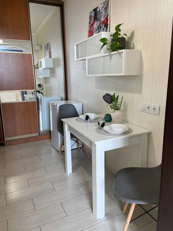 Уютная студия с видом на реку