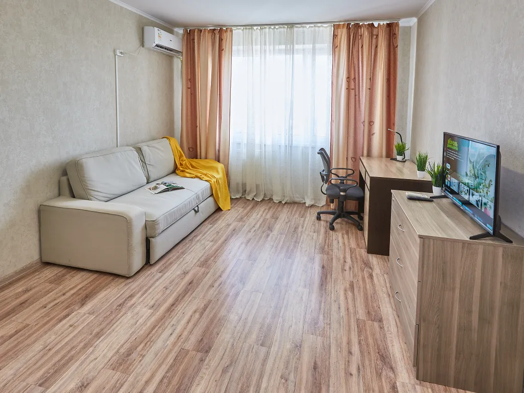 Квартира с балконом и красивым видом