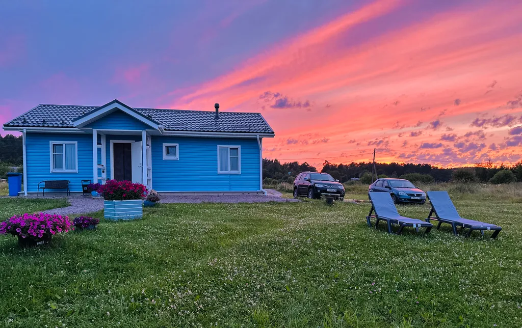 Дом с баней и банным чаном