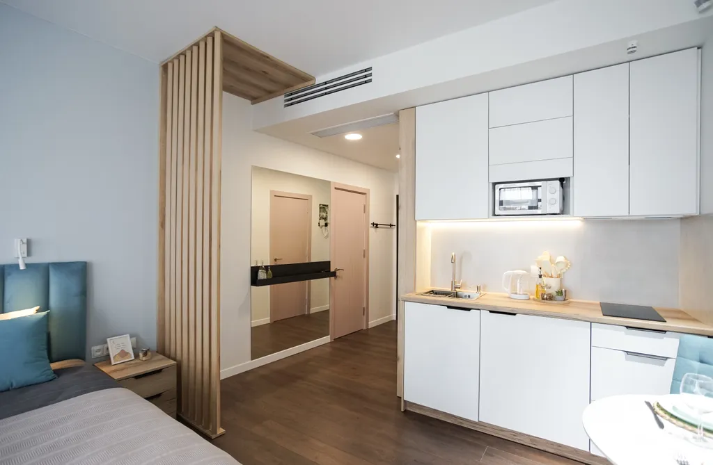 GG Home  - уютная студия в White Sails с видом на море на 12 этаже