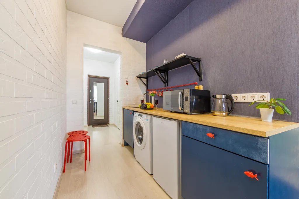 Апартаменты с видом на город рядом с метро