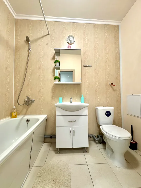 Просторная евродвухкомнатная квартира рядом с парком Горького