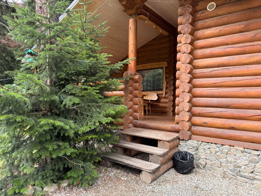 Шале с одной спальней и кухней-гостиной