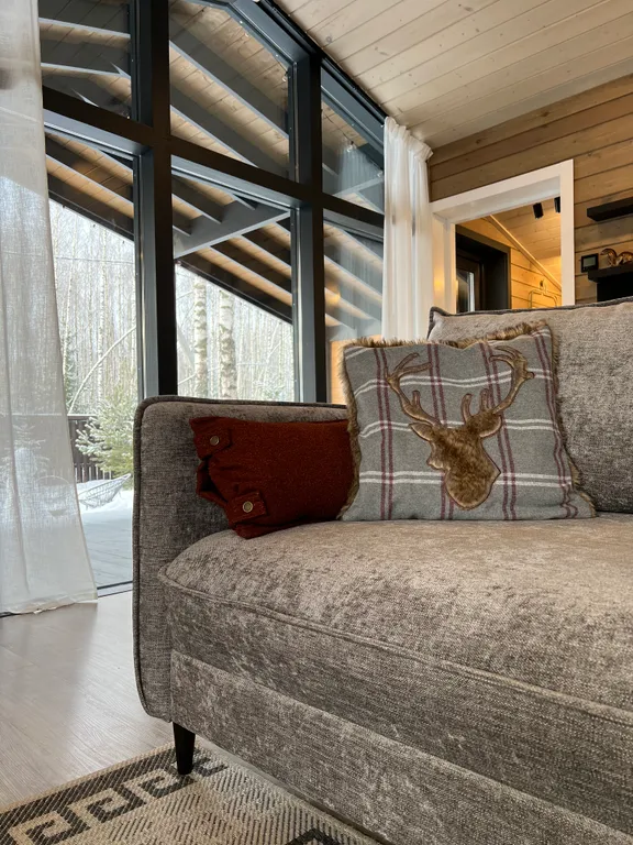 Скандинавский дом на лесном участке