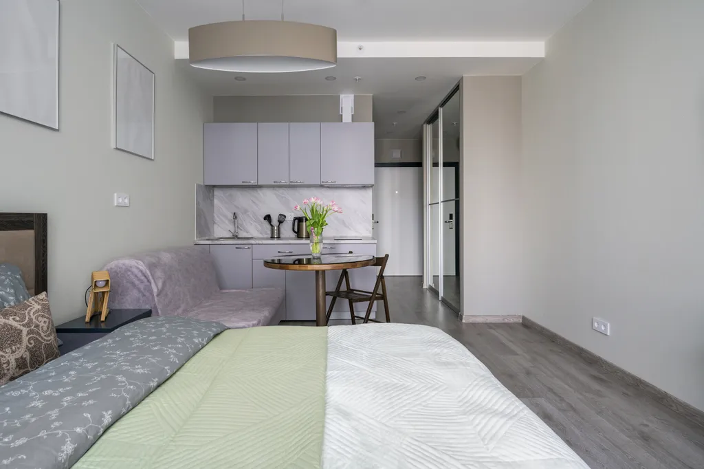 Квартира Квартира Студия в 2 минутах от метро Купчино — Санкт-Петербург