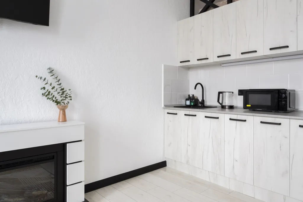 Teplo apartments студия с камином