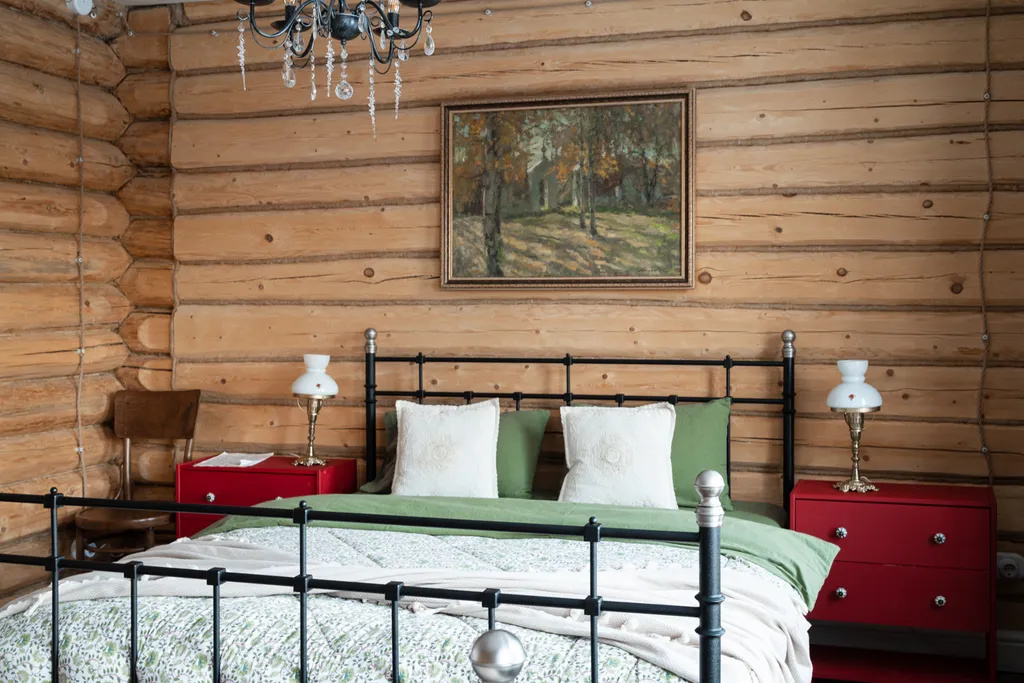 Брeвeнчатaя cтолeтняя изба