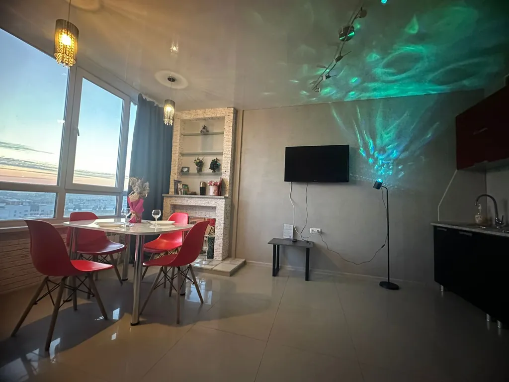 Студия с панорамным видом на Оку