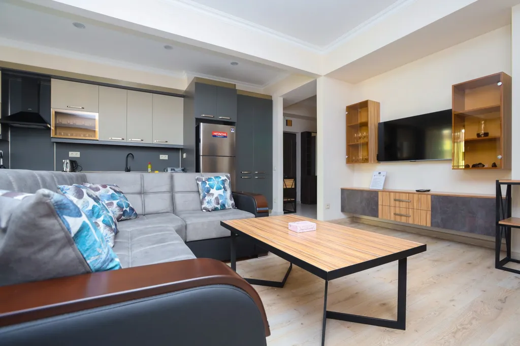 Квартира с 2 спальнями в новостройке в центре города