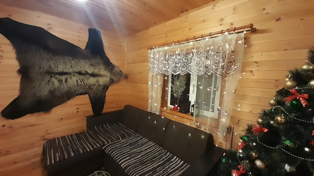 Уютный домик с отдельно стоящей русской баней на дровах и банным чаном