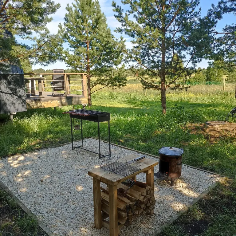 Новый домик с чаном, в тихом красивом месте