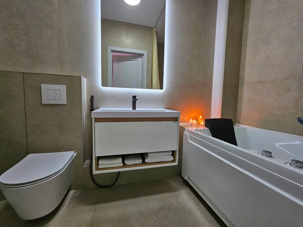 Апартаменты с джакузи и видом на закат