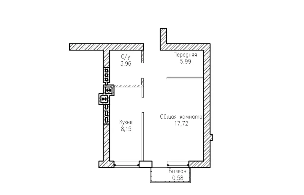 Квартира Уютная квартира возле парка Ашмана — Калининград