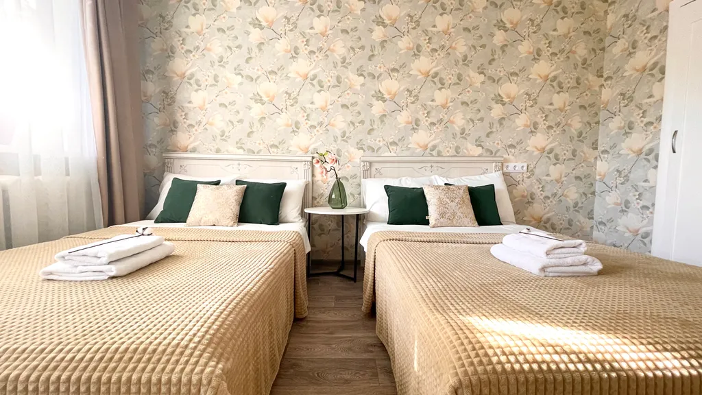 Рядом с центром, 4 раздельных спальных места командировочным