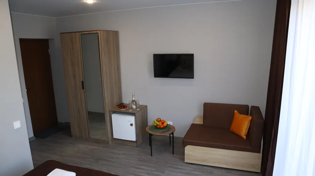 Стандартный трехместный номер с видом на горы