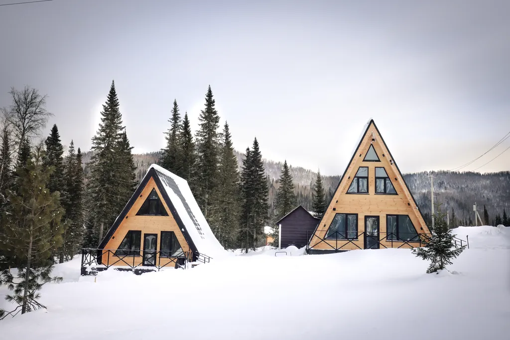 Коттедж Дом в стиле A-frame — Шерегеш