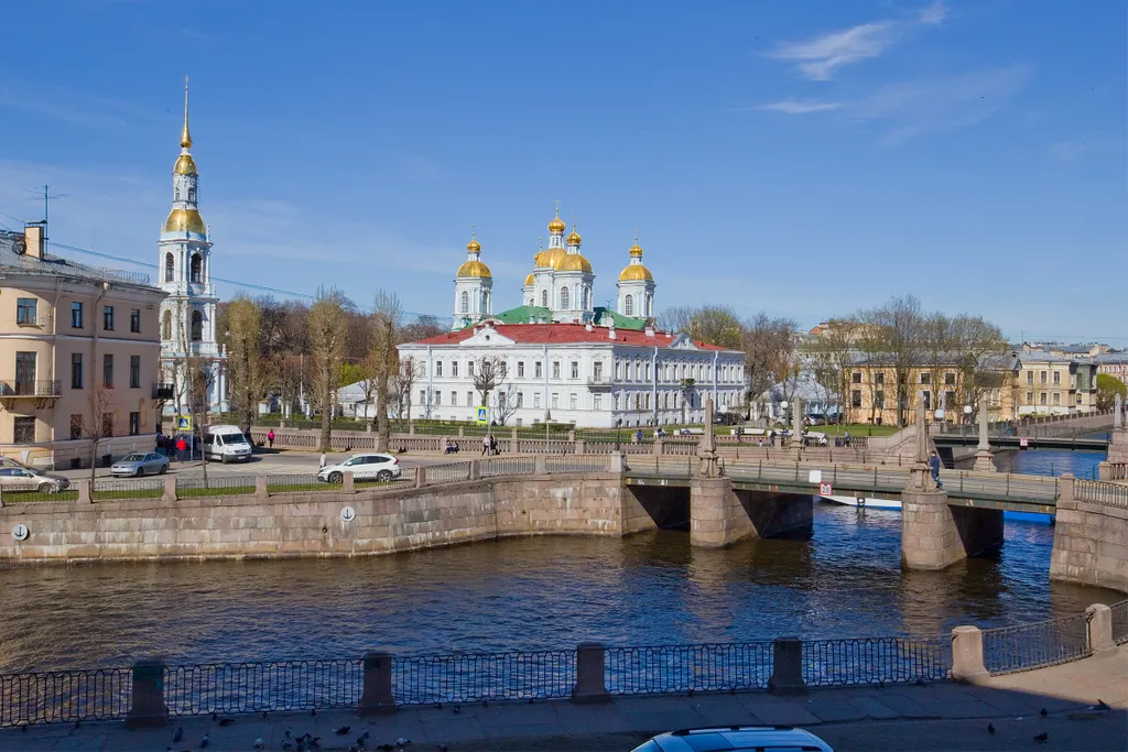 Квартира Квартира с видом на Никольский собор и пересечение двух каналов — Санкт-Петербург