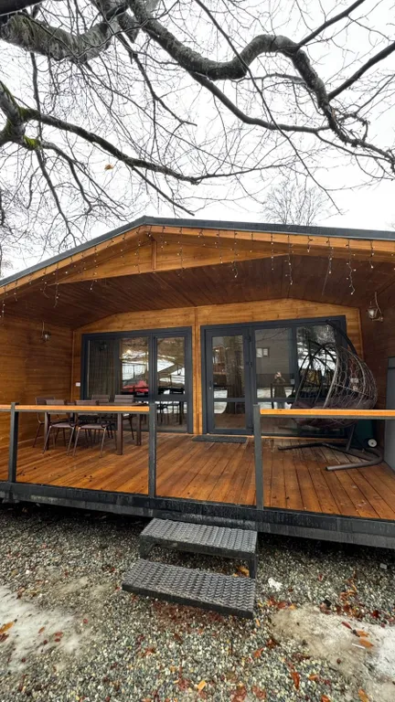 Коттедж Шале одноэтажное с видом на горы и лес — Архыз