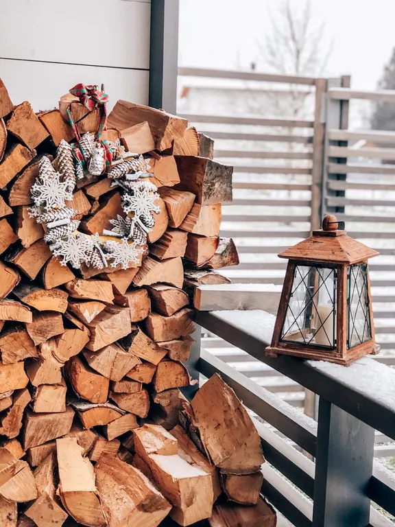 Райское гнёздышко с камином