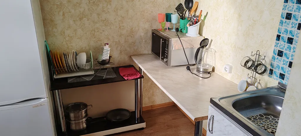 Уютная квартира с 2 отдельными спальными местами есть балкон