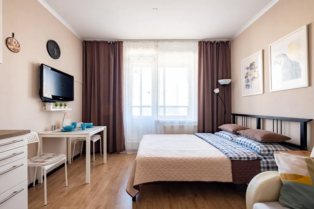 Уютная студия для комфортного проживания Дикая орхидея