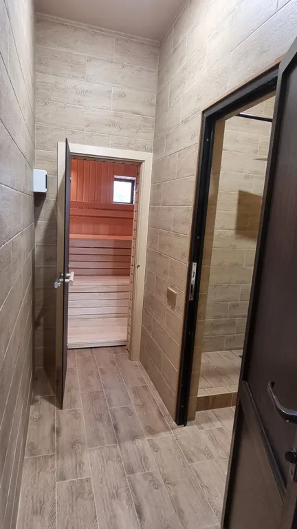 Новый дом с финской сауной, террасой и видом на гору Змейка