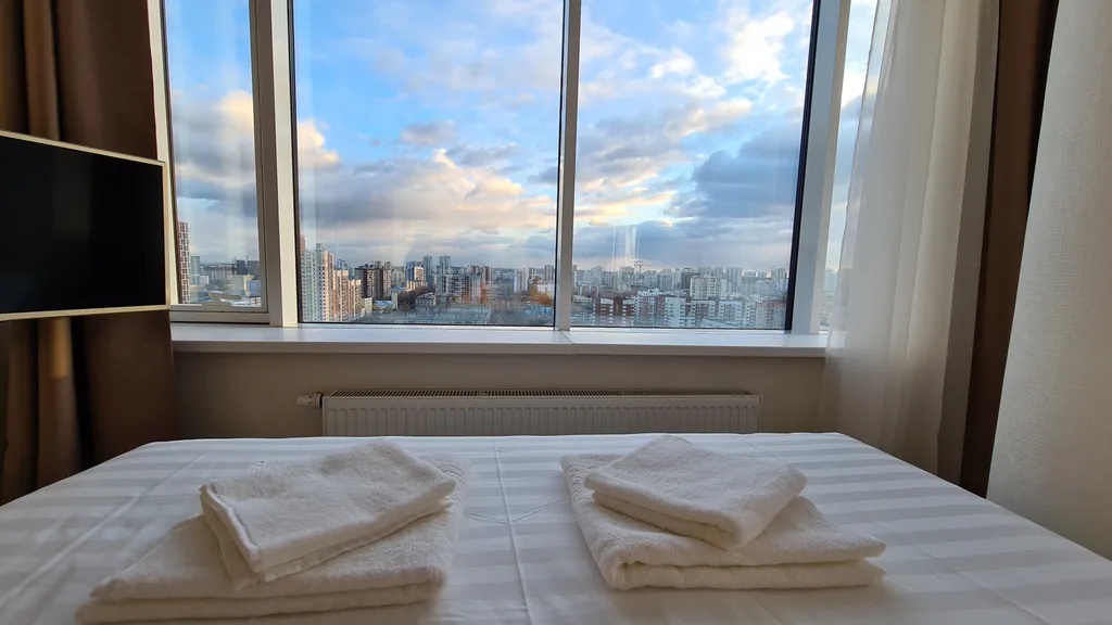 Апартамент на 20 этаже с видом на город