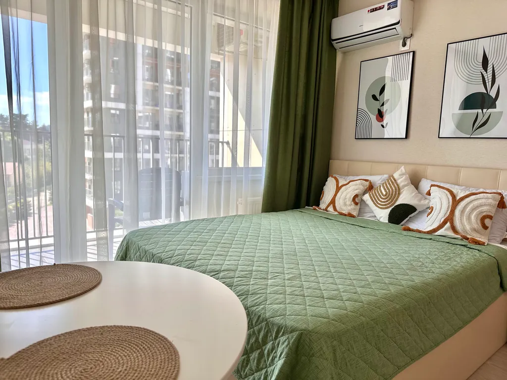 Уютная студия с видом на море в ЖК Каравелла Португалии