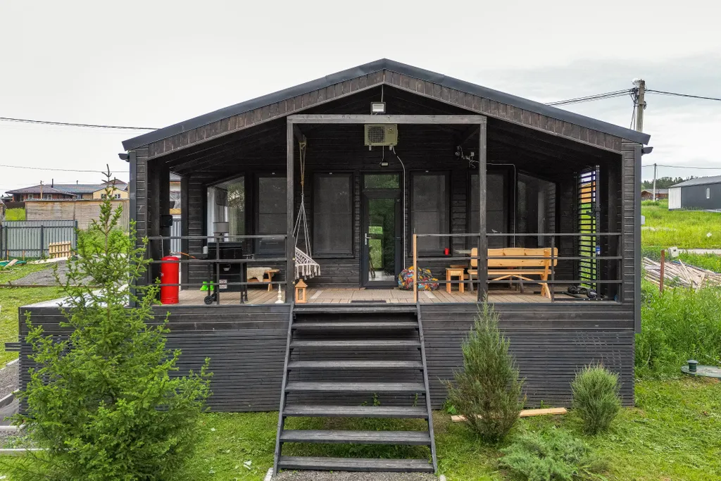 Коттедж Современный дом с баней в лесу — аренда посуточно в Ступино