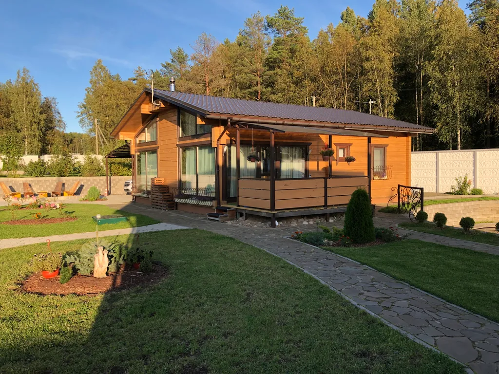 Коттедж Коттедж с камином, финская сауна русская баня на дровах — Ломоносов