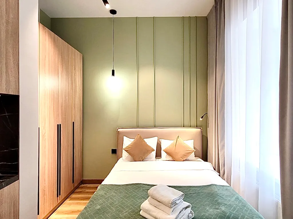 Квартира Квартира ROOMS на Полтавской, новом доме с уютным двориком — Санкт-Петербург