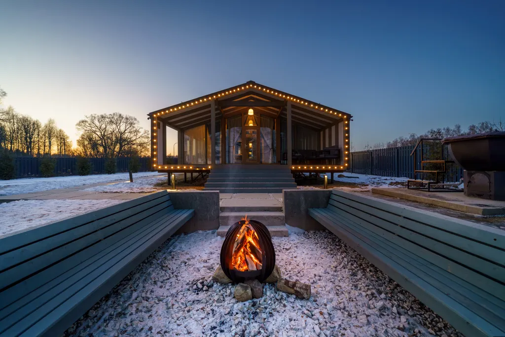 Моя атмосфера, ДубльДом с дровяной печью, банным чаном и костровой